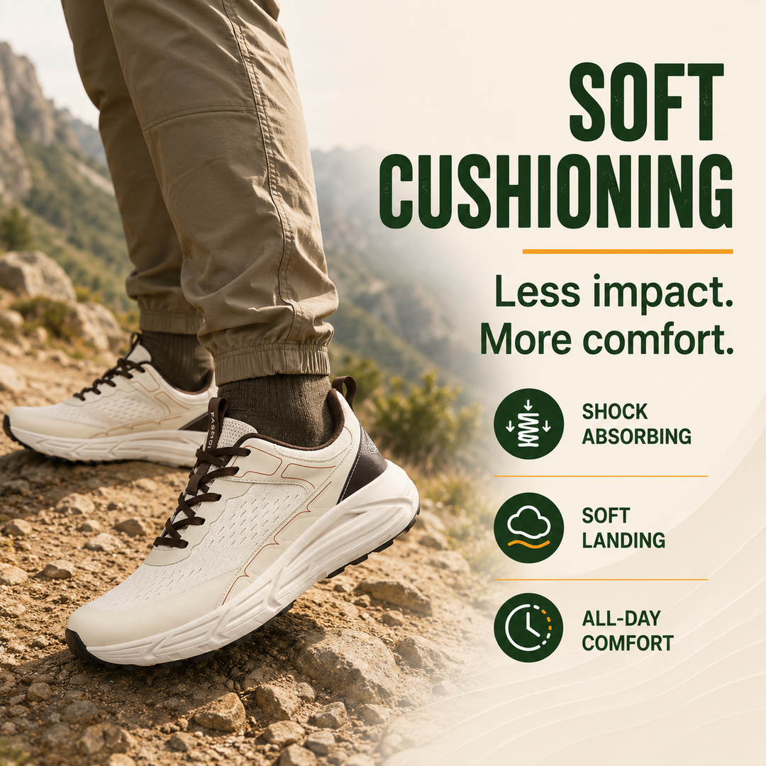 StrideEase Men’s Wide-Toe Orthopedic Walking Shoes