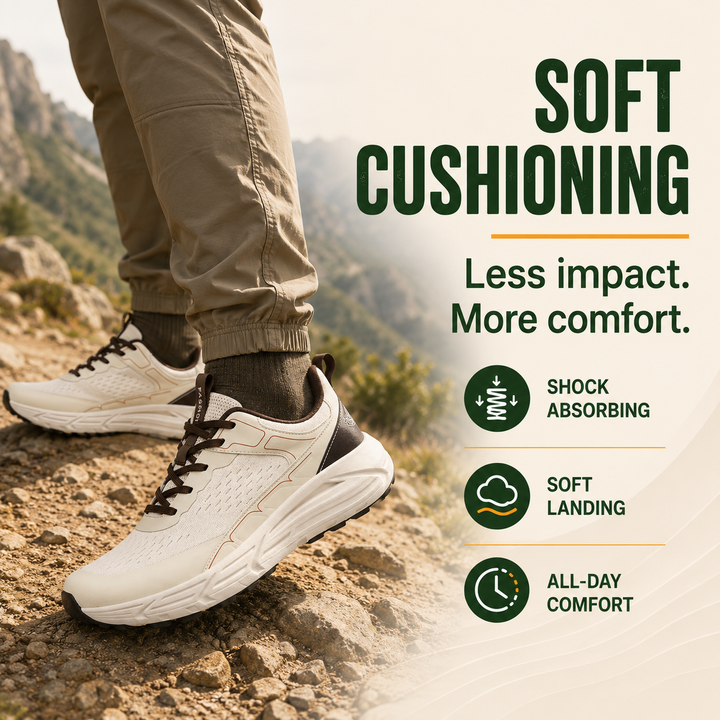 StrideEase Men’s Wide-Toe Orthopedic Walking Shoes