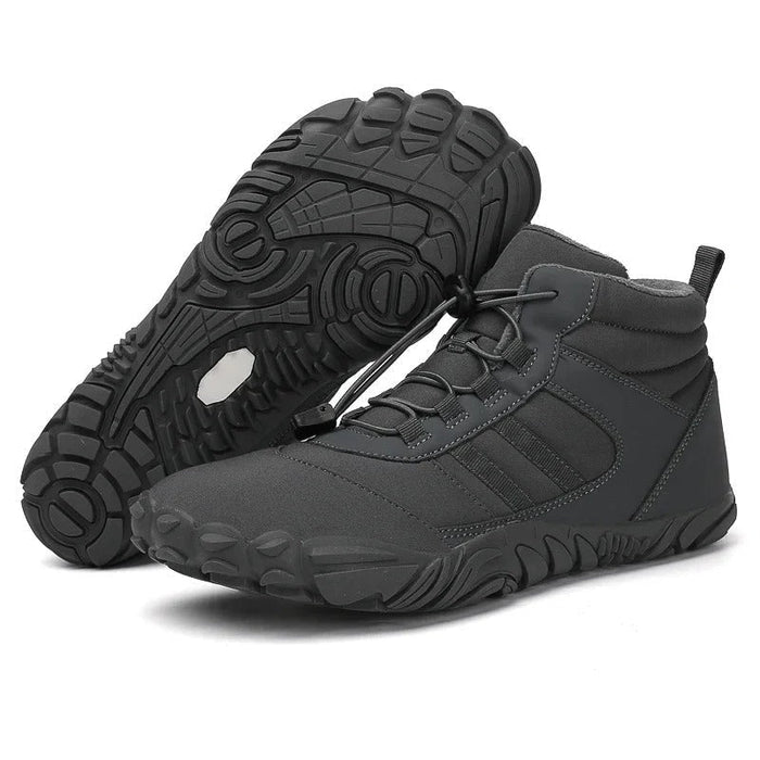 Mid-Top Barefoot Trainers Fleece Lined with Wide Toe Box