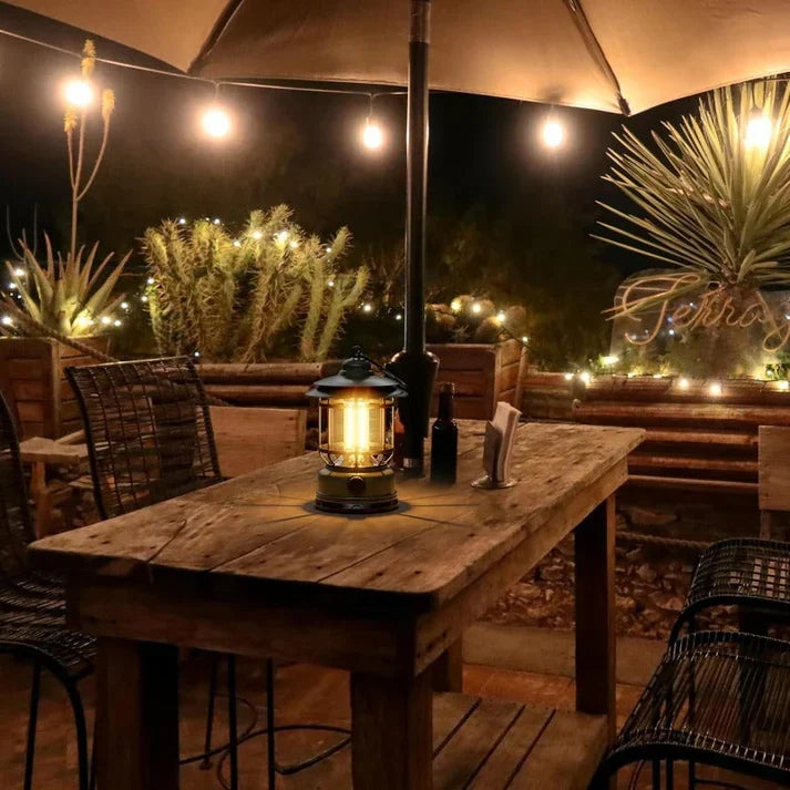 Portable Vintage LED Camp Lantern