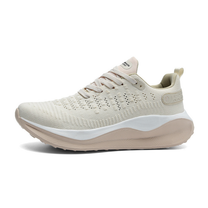 Men's Knit Trainers Lace-Up Lightweight Running Shoes