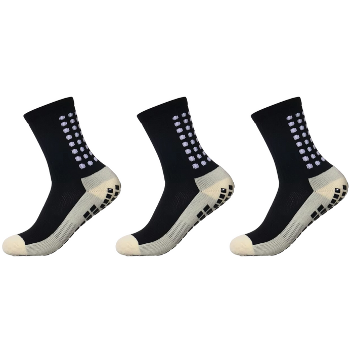 Non-Slip Ankle Socks with Grip Sole for Sports