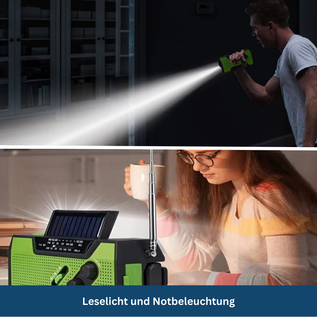 Multi Use Emergency Flashlight With 2000mAh Power Battery