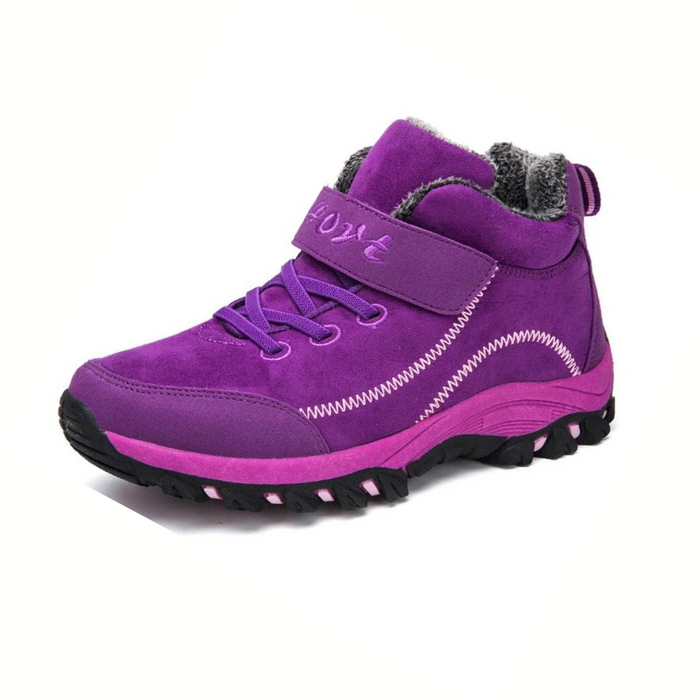 Women's Hiking Boots with Arch Support Fleece-Lined
