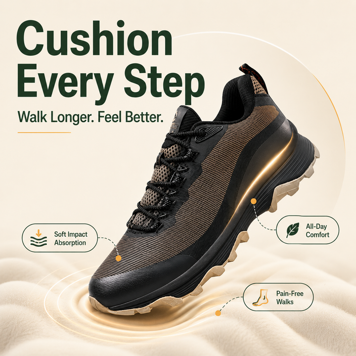 HikeUp Men’s Waterproof Trail Runners