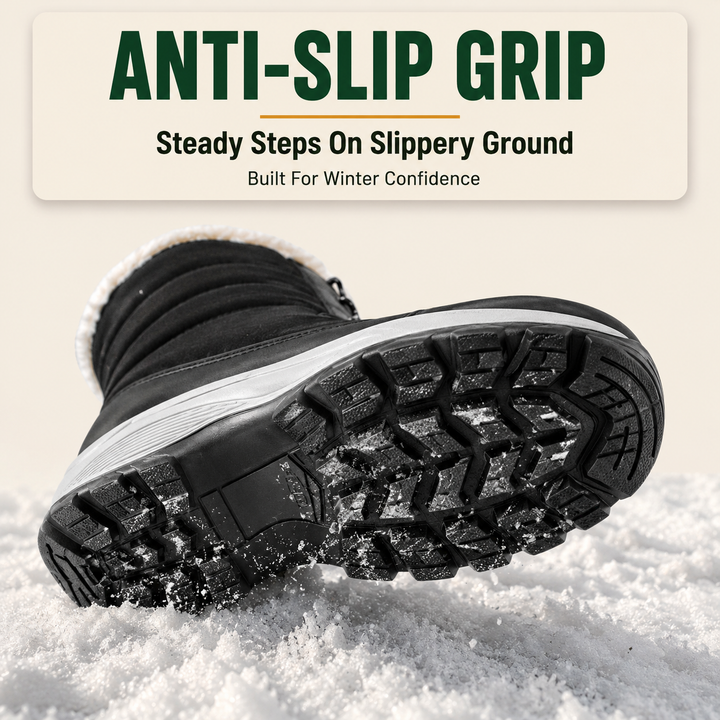 FrostHaven Women’s Waterproof Snow Boots