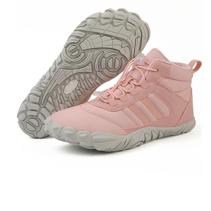 Fleece-Lined Barefoot Trainers with Wide Toe Box