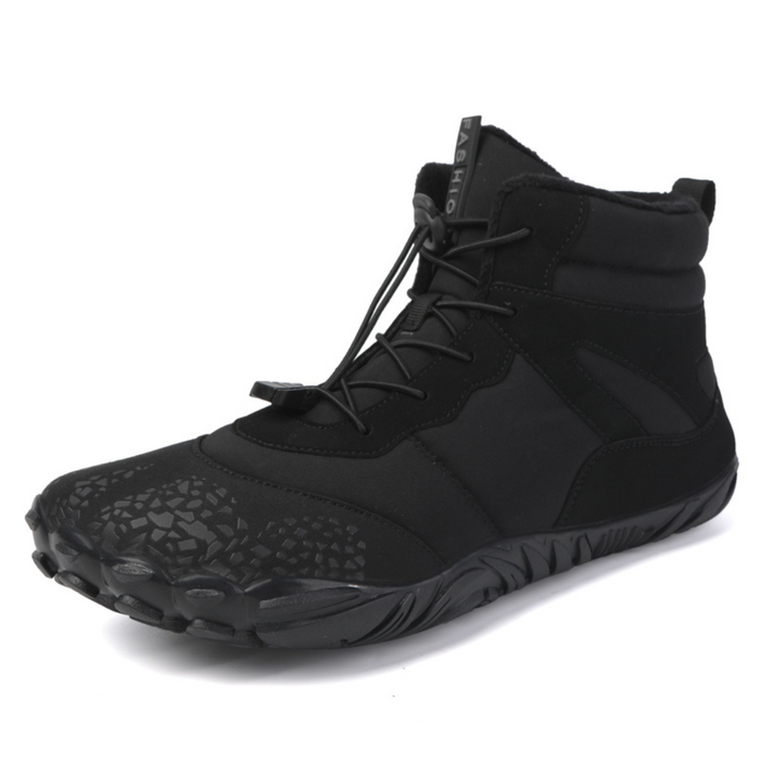 Fleece-Lined Waterproof Barefoot Ankle Boots