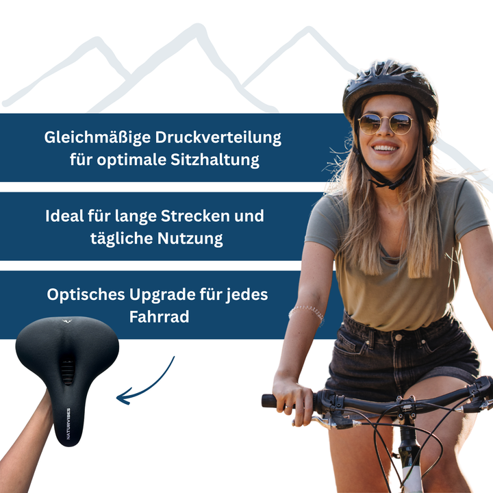 All‑Day Comfort Bike Saddle