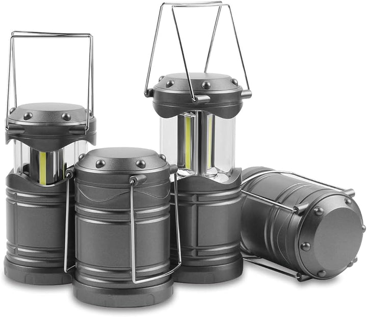 2-Pack Ultra-Bright Tactical LED Lanterns | High-Lumen Collapsible Survival Lights