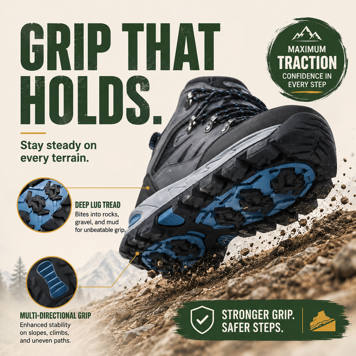 GlacierGrip Women’s Ski-Boot Hiking &amp; Trekking Boots