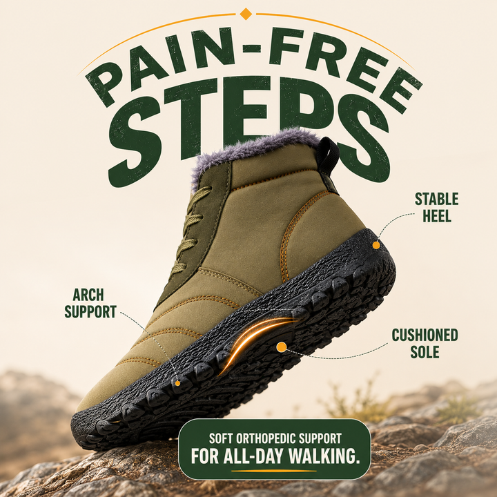 StrideCore Men’s Orthopedic Winter Boots