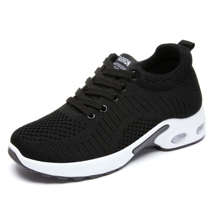 Women's Air Cushion Lace-Up Trainers with Arch Support