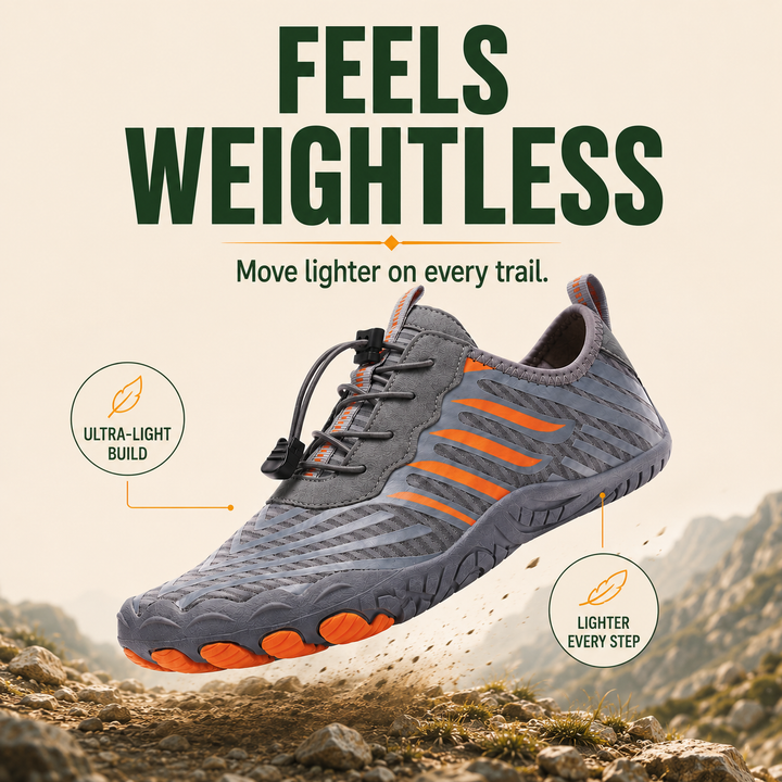 PrimalPulse — High-Performance Barefoot Hiking Shoes for Natural Trail Movement (Unisex)