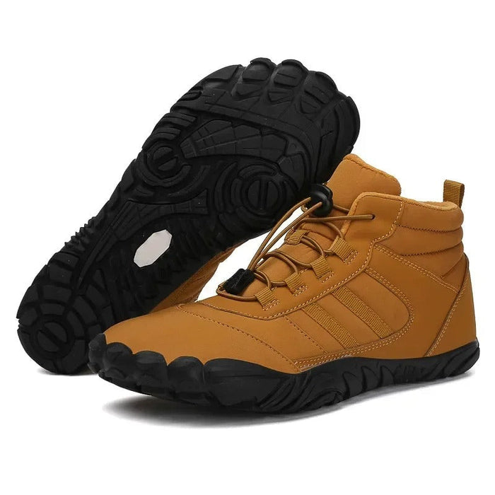 Mid-Top Barefoot Trainers Fleece Lined with Wide Toe Box