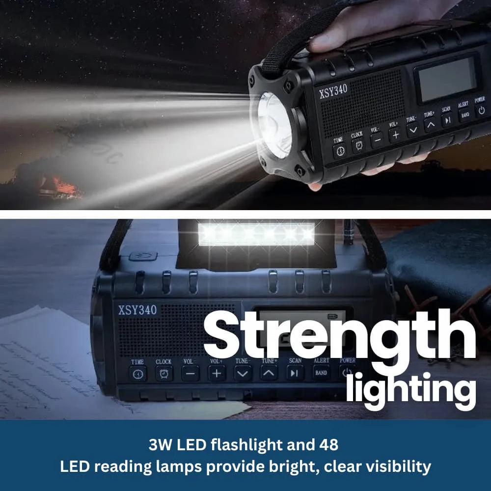 Emergency Hand Crank Light