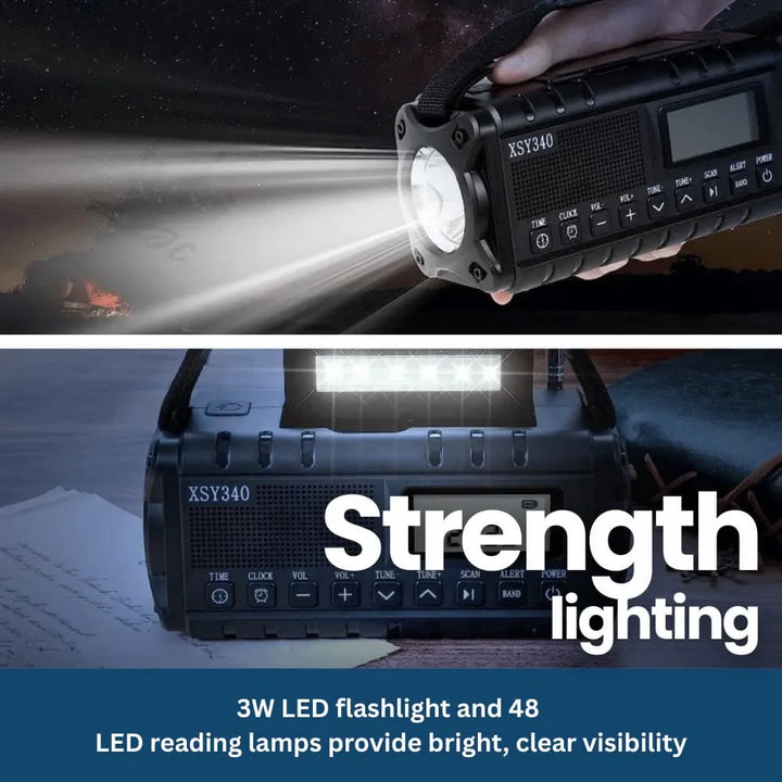 Emergency Hand Crank Light