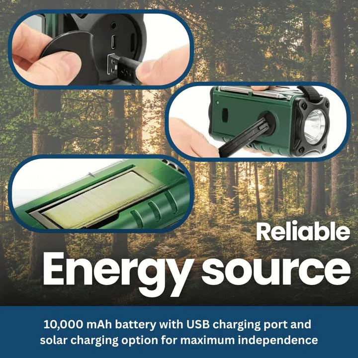 Emergency Hand Crank Light