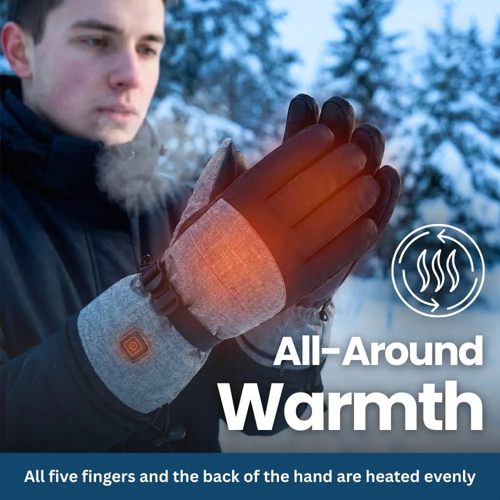 Windproof Rechargeable Heated Gloves