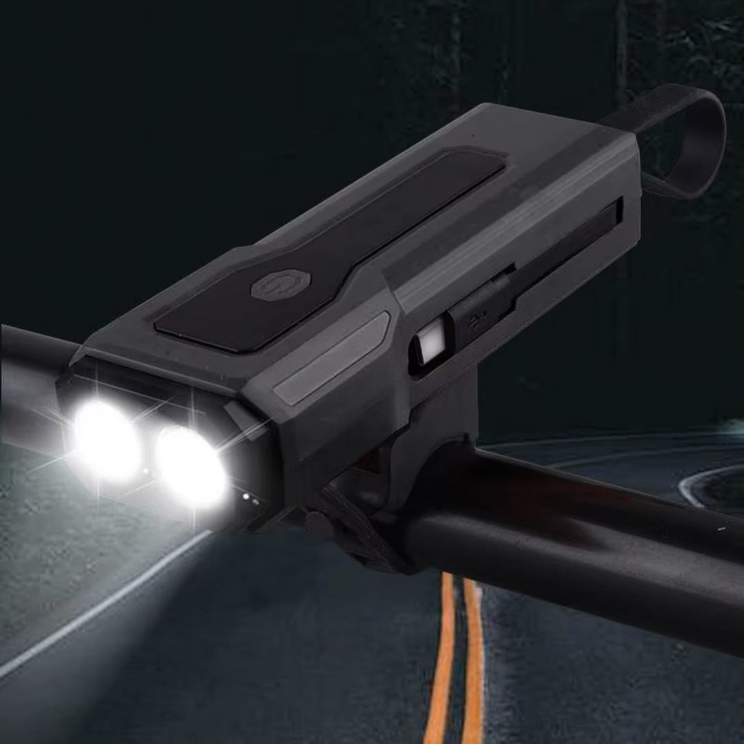 Multi‑Mode LED Flashlight with Power Bank