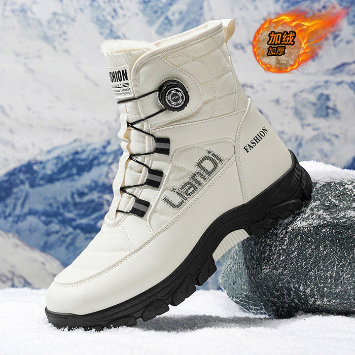 Women's Fleece-Lined Winter Boots Barefoot Sole Non-Slip