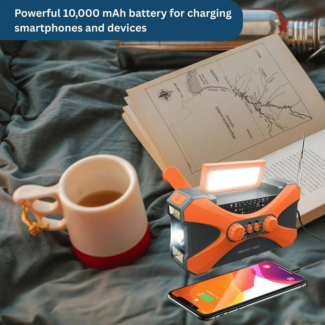 Multi‑Power Emergency Radio &amp; Light