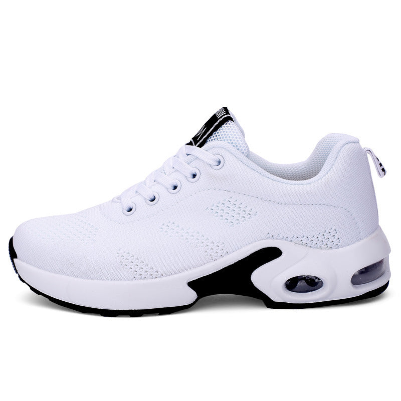 Women's mesh trainers with cushioned sole