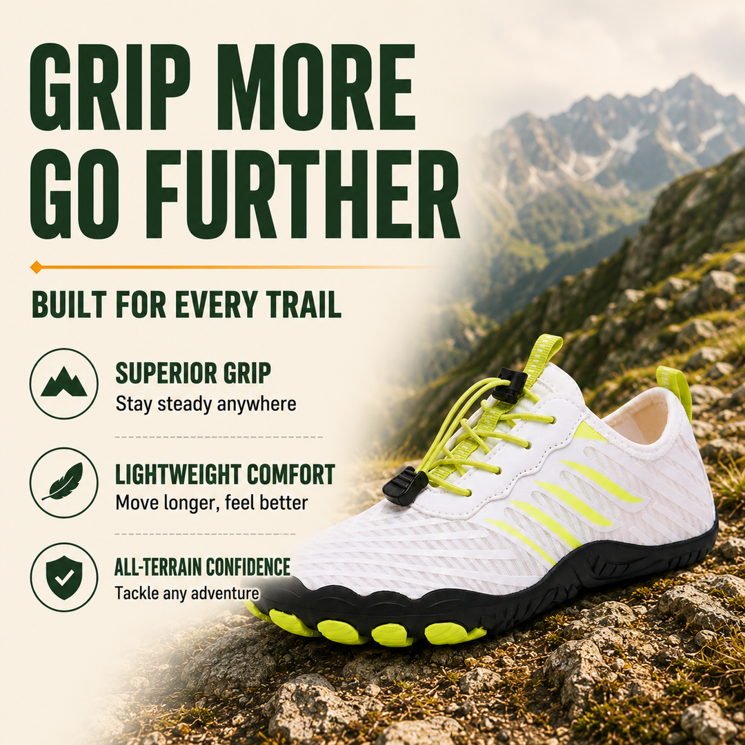 PrimalPulse — High-Performance Barefoot Hiking Shoes for Natural Trail Movement (Unisex)