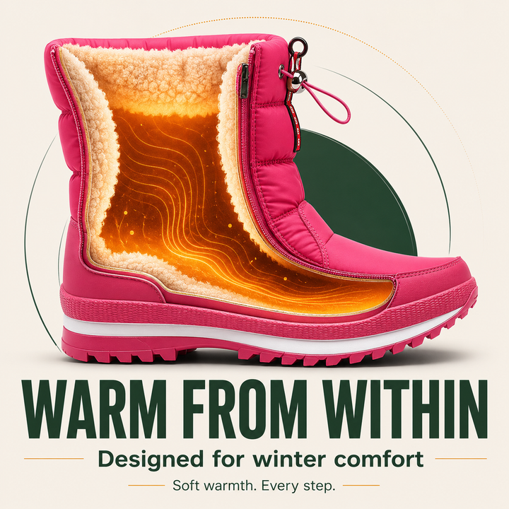SnowTrek Women’s Fleece-Lined Winter Boots