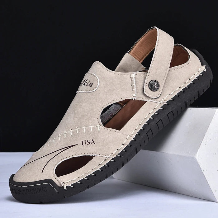 Women's Closed-Toe Walking Sandals Lightweight Arch Support