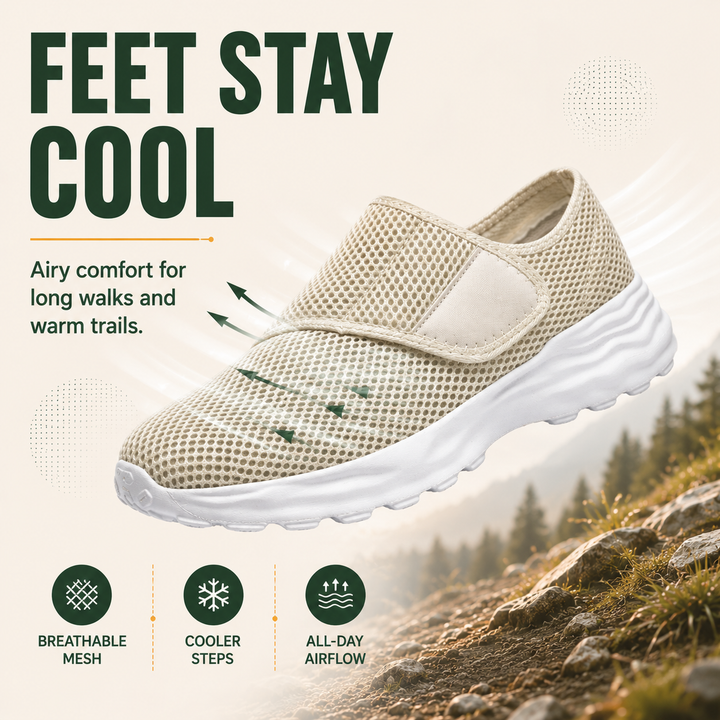 FlexiStep Breathable Orthopedic Slip-On Shoes
