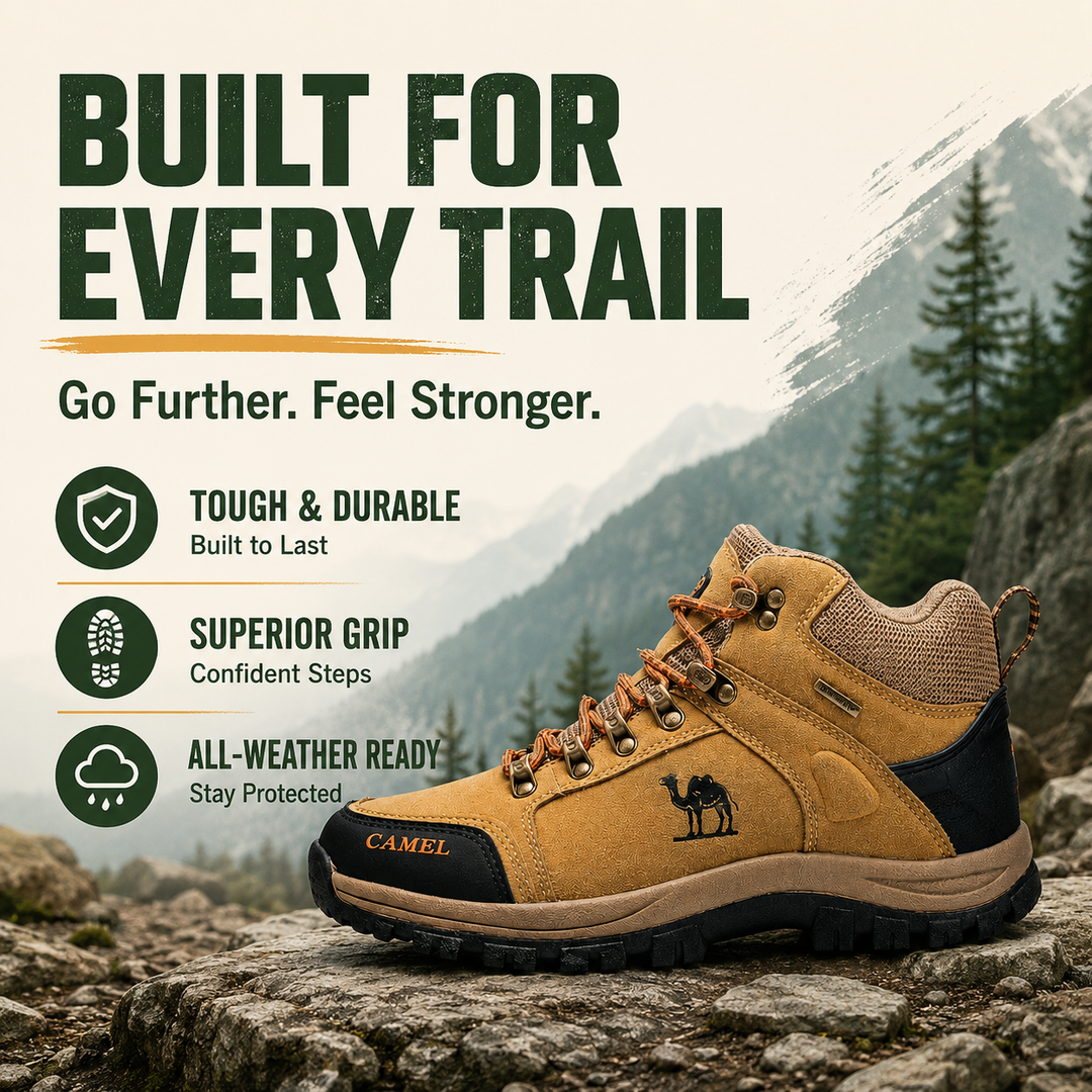 ArcticTrail Men’s Fleece-Lined Winter Hiking Boots