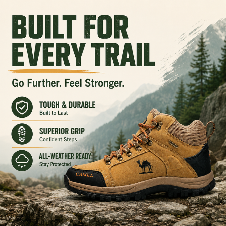 ArcticTrail Men’s Fleece-Lined Winter Hiking Boots