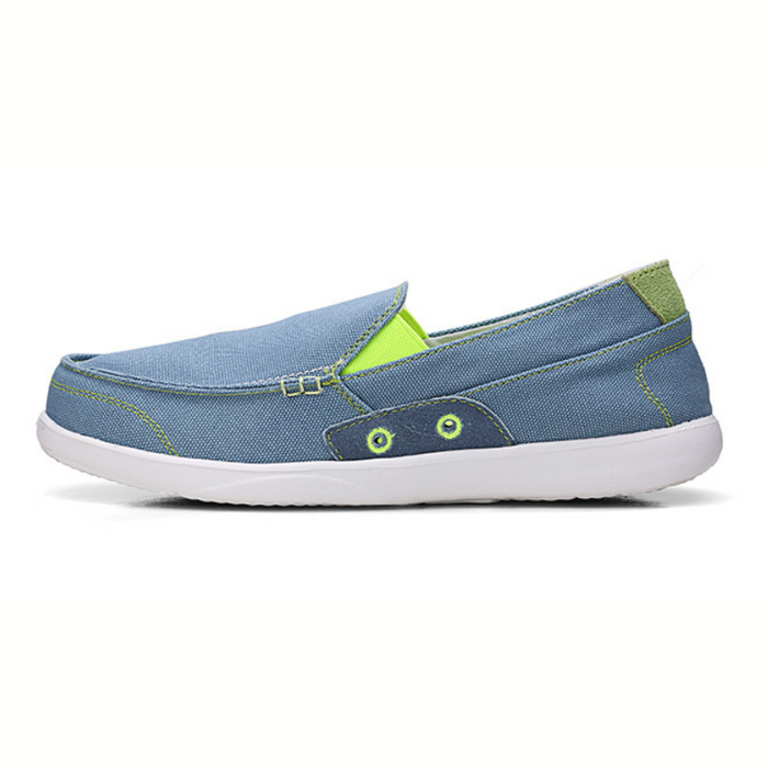 Women's Canvas Slip-On Trainers with Arch Support