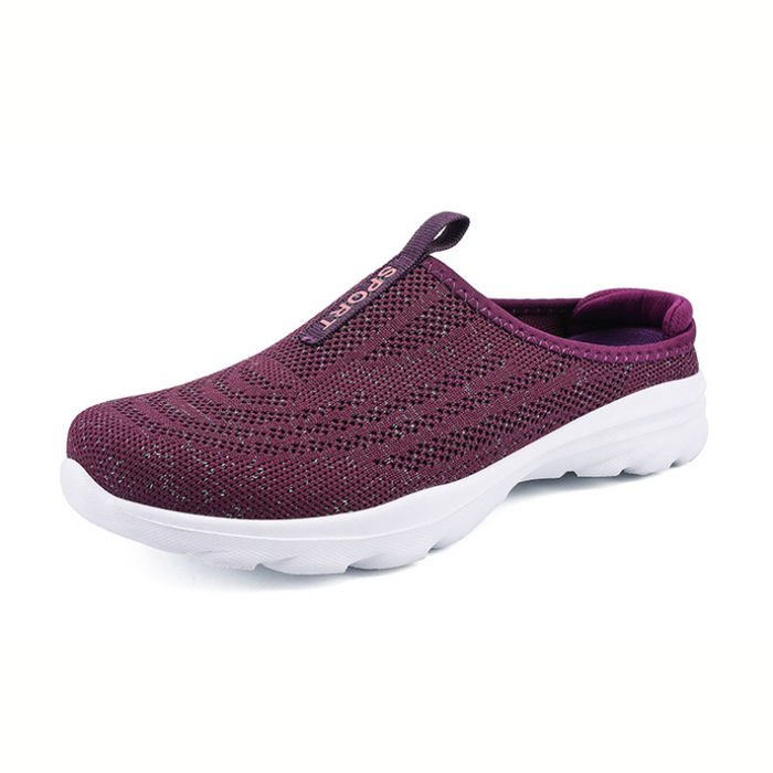 Women's Breathable Mesh Slip-On Clogs Arch Support