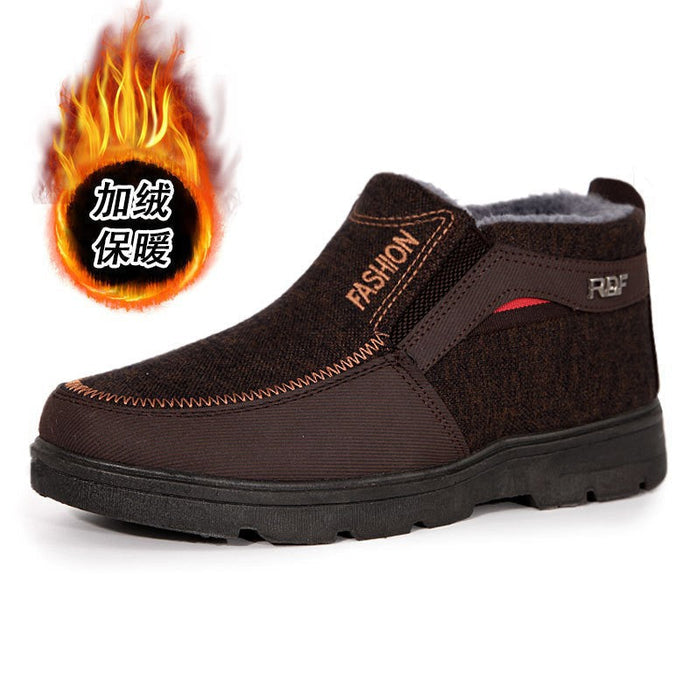 Fleece-Lined Winter Ankle Boots with Wide Toe Box