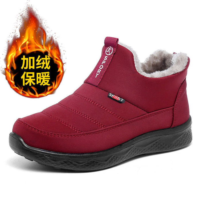 Women's Fleece-Lined Ankle Boots Waterproof Winter