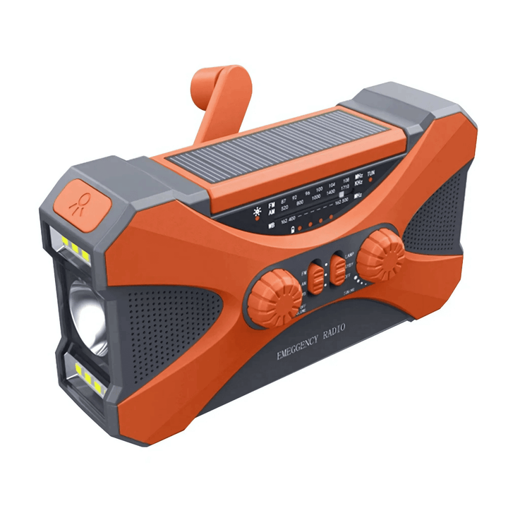 Multi‑Power Emergency Radio &amp; Light