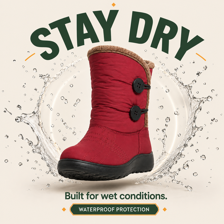 ThermaTrek Women’s Waterproof Fleece-Lined Winter Boots
