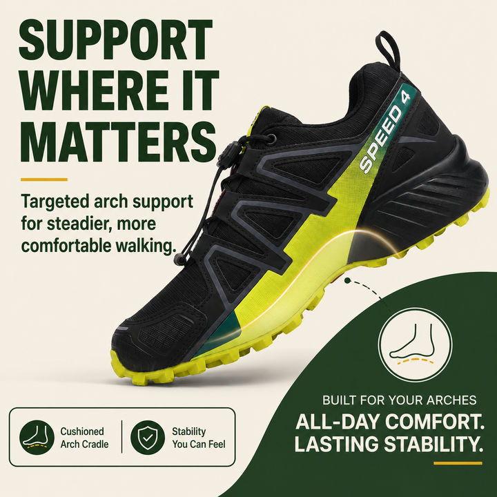 OrthoStride Aero — Orthopedic Hiking Shoes for Pain-Free Steps &amp; Natural Support (Unisex)