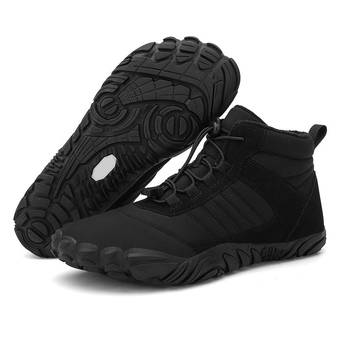 Fleece-Lined Hiking Trainers with Wide Toe Box