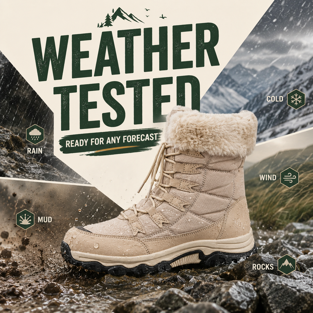 FrostAlign Women’s Waterproof Fleece-Lined Orthopedic Boots