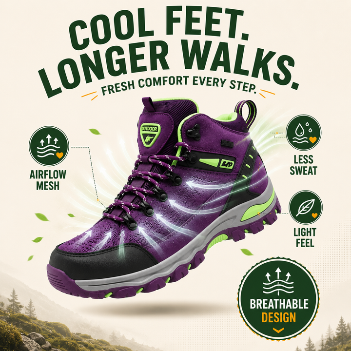 TrailShield Women’s Waterproof Hiking Boots