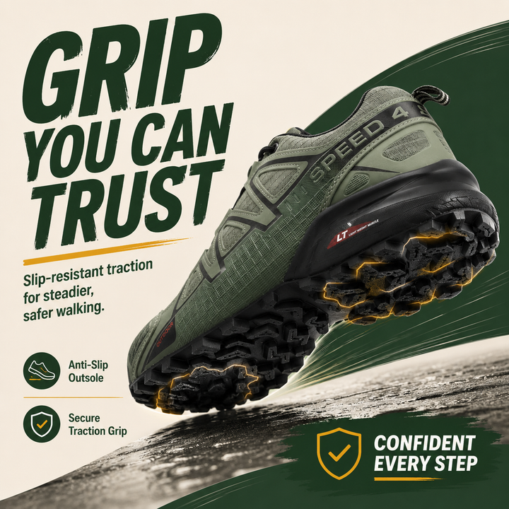 OrthoStride Aero — Orthopedic Hiking Shoes for Pain-Free Steps &amp; Natural Support (Unisex)