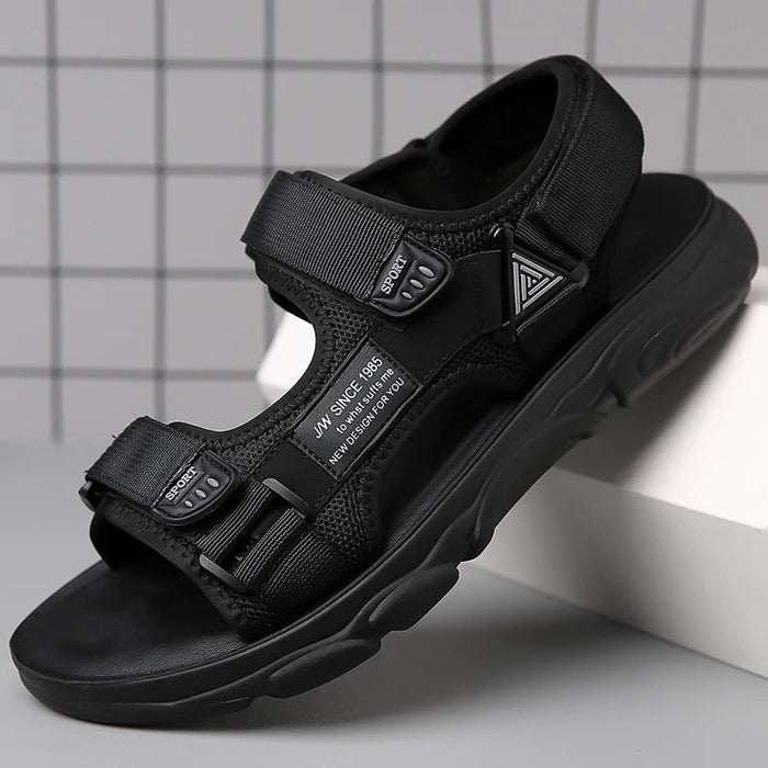 Men's Sport Sandals Hook-and-Loop Straps Chunky Sole