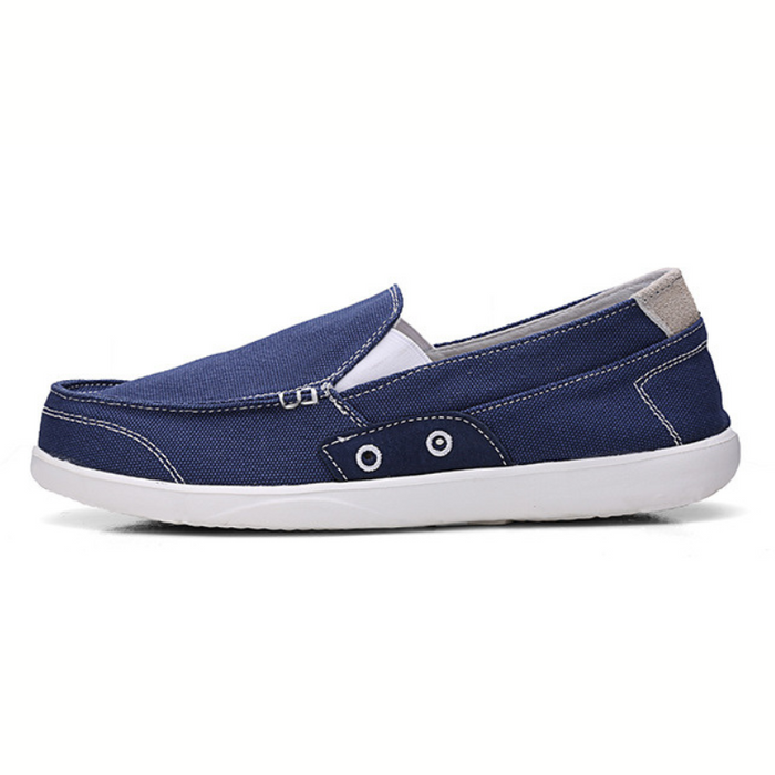 Women's Canvas Slip-On Trainers with Arch Support