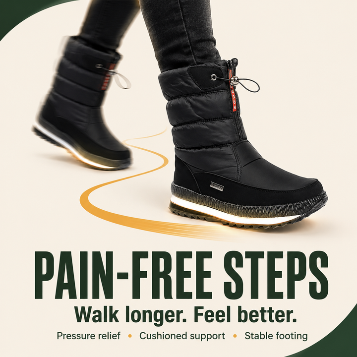 SnowTrek Women’s Fleece-Lined Winter Boots