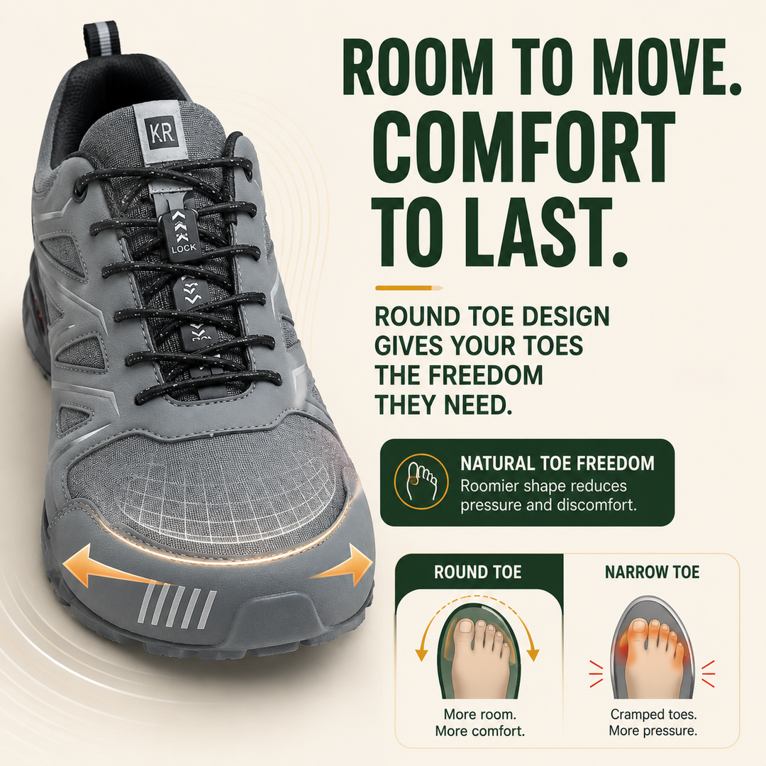 PathVenture Men’s Slip-Resistant Lightweight Hiking Shoes