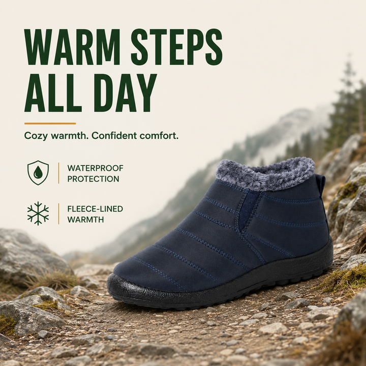GlideSure Women’s Waterproof Fleece-Lined Shoes