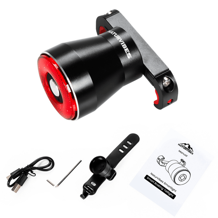 Auto Brake Detection &amp; USB Rechargeable Rear Light